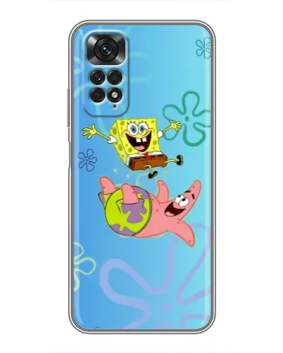 Чехол для Xiaomi Redmi Note 11 / 11s с картинкой «Спанч Боб и Патрик» Чехол для Xiaomi Redmi Note 11 / 11s с картинкой «Спанч Боб и Патрик»