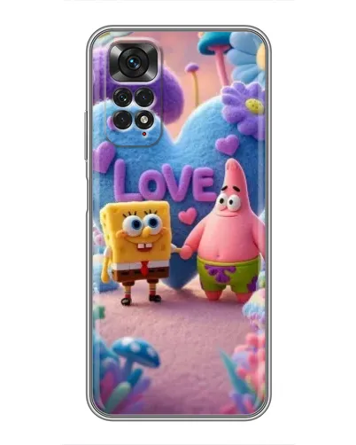 Чехол для Xiaomi Redmi Note 11 / 11s с картинкой «Губка Боб Патрик» Чехол для Xiaomi Redmi Note 11 / 11s с картинкой «Губка Боб Патрик»