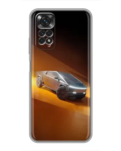 Чехол для Xiaomi Redmi Note 11 / 11s с картинкой «Cybertruck в пустыне»