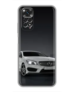 Чехол для Xiaomi Redmi Note 11 / 11s с картинкой «Mercedes AMG GT Silver» Чехол для Xiaomi Redmi Note 11 / 11s с картинкой «Mercedes AMG GT Silver»