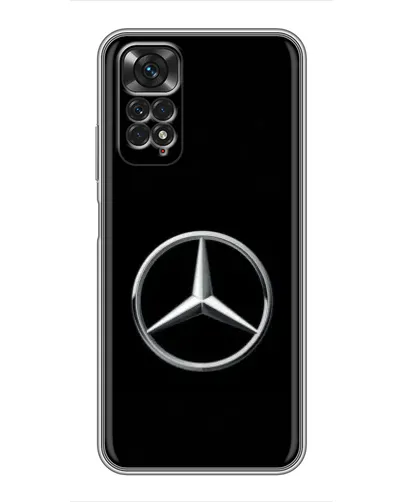 Чехол для Xiaomi Redmi Note 11 / 11s с картинкой «Mercedes классический лого»