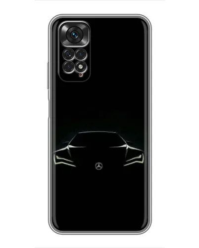 Чохол для Xiaomi Redmi Note 11 / 11s з картинкою «Mercedes — силует авто» Чохол для Xiaomi Redmi Note 11 / 11s з картинкою «Mercedes — силует авто»