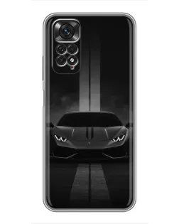 Чехол для Xiaomi Redmi Note 11 / 11s с картинкой «Lamborghini симметрия дорог» Чехол для Xiaomi Redmi Note 11 / 11s с картинкой «Lamborghini симметрия дорог»