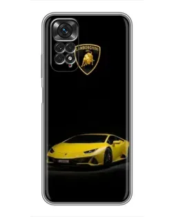 Чехол для Xiaomi Redmi Note 11 / 11s с картинкой «Lamborghini желтый акцент» Чехол для Xiaomi Redmi Note 11 / 11s с картинкой «Lamborghini желтый акцент»