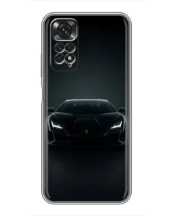 Чехол для Xiaomi Redmi Note 11 / 11s с картинкой «Черный Lamborghini Aventador» Чехол для Xiaomi Redmi Note 11 / 11s с картинкой «Черный Lamborghini Aventador»
