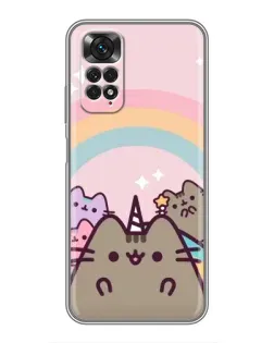 Чехол для Xiaomi Redmi Note 11 / 11s с картинкой «Единорог Pusheen»