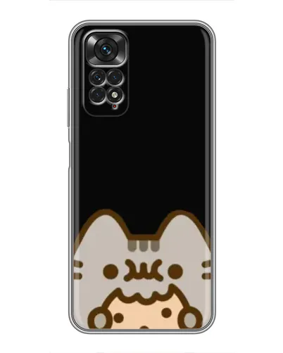 Чехол для Xiaomi Redmi Note 11 / 11s с картинкой «Пушин на черном»