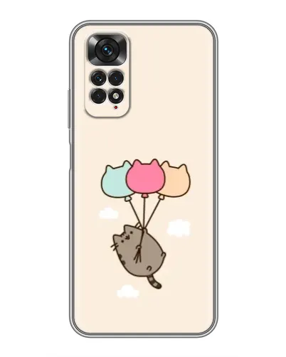 Чехол для Xiaomi Redmi Note 11 / 11s с картинкой «Пушин на шариках»