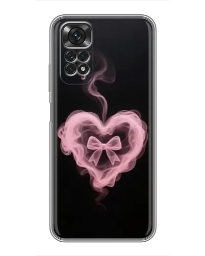 Чехол для Xiaomi Redmi Note 11 / 11s с картинкой «Дымчатое сердце»
