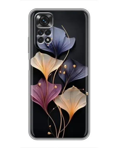 Чехол для Xiaomi Redmi Note 11 / 11s с картинкой «Лиловые цветы грации»