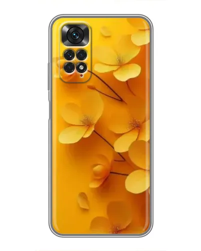 Чехол для Xiaomi Redmi Note 11 / 11s с картинкой «Золотые лепестки»