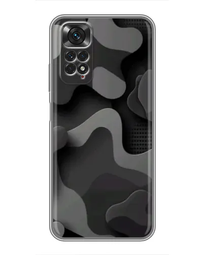 Чехол для Xiaomi Redmi Note 11 / 11s с картинкой «Темный абстрактный камуфляж»
