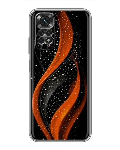 Чехол для Xiaomi Redmi Note 11 / 11s с картинкой «Огненная звездная волна»