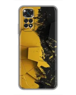 Чехол для Xiaomi Redmi Note 11 / 11s с картинкой «Золотые осколки геометрии» Чехол для Xiaomi Redmi Note 11 / 11s с картинкой «Золотые осколки геометрии»