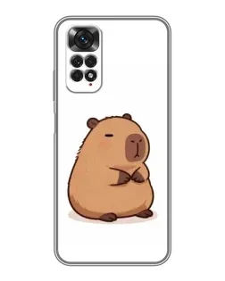 Чехол для Xiaomi Redmi Note 11 / 11s с картинкой «Толстенькая капибара»