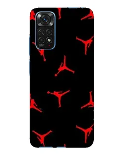 Чехол для Xiaomi Redmi Note 11E Pro с картинкой «Jordan Red Pattern» Чехол для Xiaomi Redmi Note 11E Pro с картинкой «Jordan Red Pattern»
