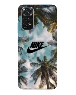 Чехол для Xiaomi Redmi Note 11E Pro с картинкой «Тропический принт Nike»