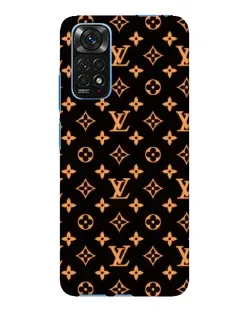 Чехол для Xiaomi Redmi Note 11E Pro с картинкой «Золотая монограмма LV»