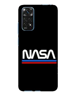Чехол для Xiaomi Redmi Note 11E Pro с картинкой «NASA — классика Red Blue» Чехол для Xiaomi Redmi Note 11E Pro с картинкой «NASA — классика Red Blue»