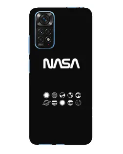 Чехол для Xiaomi Redmi Note 11E Pro с картинкой «NASA — технический принт» Чехол для Xiaomi Redmi Note 11E Pro с картинкой «NASA — технический принт»