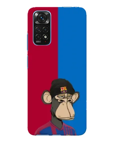 Чехол для Xiaomi Redmi Note 11E Pro с картинкой «Bored Ape — фанат Барсы» Чехол для Xiaomi Redmi Note 11E Pro с картинкой «Bored Ape — фанат Барсы»