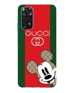 Чохол для Xiaomi Redmi Note 11E Pro з картинкою «Gucci — смуги та Міккі»
