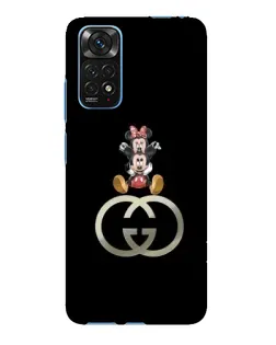 Чохол для Xiaomi Redmi Note 11E Pro з картинкою «Мінні Маус на лого»