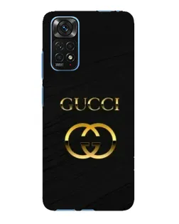 Чохол для Xiaomi Redmi Note 11E Pro з картинкою «Золотий логотип Gucci»