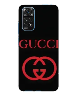 Чохол для Xiaomi Redmi Note 11E Pro з картинкою «Gucci — червоний логотип»
