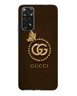Чохол для Xiaomi Redmi Note 11E Pro з картинкою «Gucci — золотий метелик»