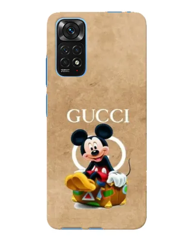 Чехол для Xiaomi Redmi Note 11E Pro с картинкой «Микки Маус Gucci — крафт» Чехол для Xiaomi Redmi Note 11E Pro с картинкой «Микки Маус Gucci — крафт»