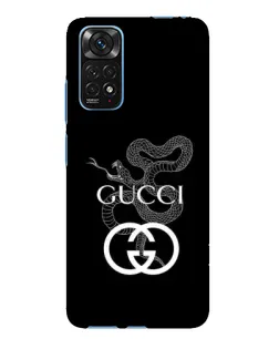 Чохол для Xiaomi Redmi Note 11E Pro з картинкою «Gucci — срібна змія»