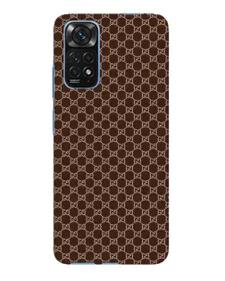 Чохол для Xiaomi Redmi Note 11E Pro з картинкою «Gucci — шоколадна сітка»