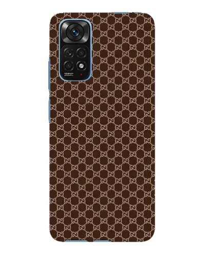 Чехол для Xiaomi Redmi Note 11E Pro с картинкой «Gucci — шоколадная сетка» Чехол для Xiaomi Redmi Note 11E Pro с картинкой «Gucci — шоколадная сетка»