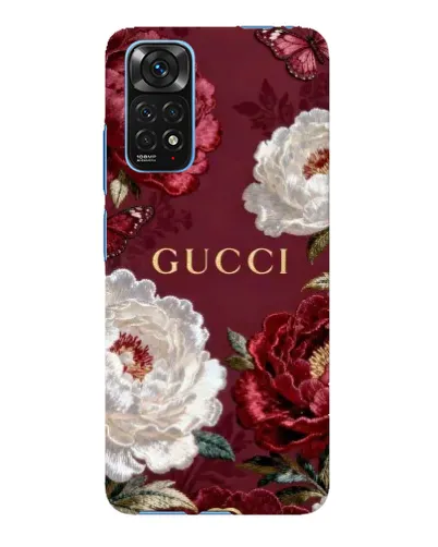 Чехол для Xiaomi Redmi Note 11E Pro с картинкой «Gucci — бордовые розы» Чехол для Xiaomi Redmi Note 11E Pro с картинкой «Gucci — бордовые розы»
