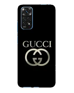 Чохол для Xiaomi Redmi Note 11E Pro з картинкою «Gucci — золото на чорному»