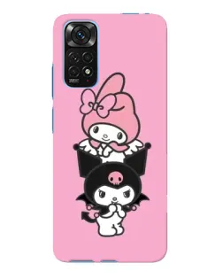 Чехол для Xiaomi Redmi Note 11E Pro с картинкой «My Melody и Kuromi» Чехол для Xiaomi Redmi Note 11E Pro с картинкой «My Melody и Kuromi»