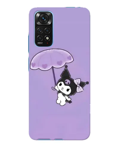 Чехол для Xiaomi Redmi Note 11E Pro с картинкой «Kuromi с зонтиком»