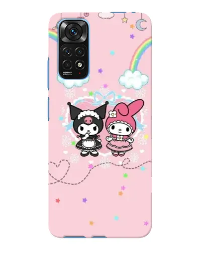 Чехол для Xiaomi Redmi Note 11E Pro с картинкой «My Melody и Kuromi»