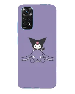 Чехол для Xiaomi Redmi Note 11E Pro с картинкой «Kuromi на лиловом фоне» Чехол для Xiaomi Redmi Note 11E Pro с картинкой «Kuromi на лиловом фоне»