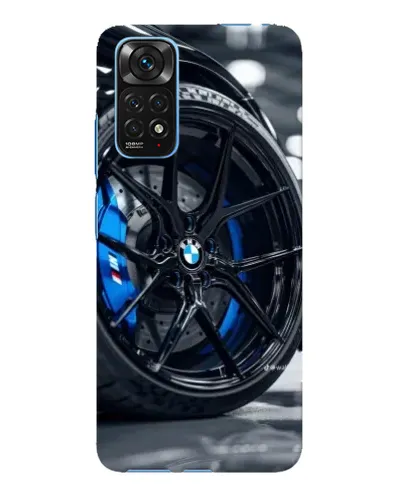 Чехол для Xiaomi Redmi Note 11E Pro с картинкой «Колесо BMW вблизи»