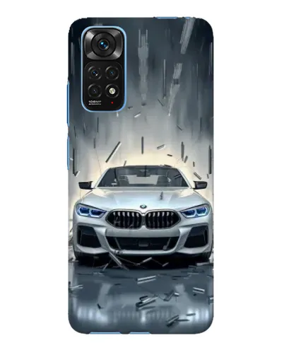 Чехол для Xiaomi Redmi Note 11E Pro с картинкой «BMW в свете фар»