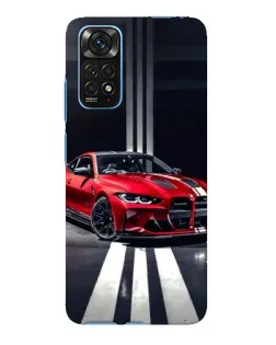 Чохол для Xiaomi Redmi Note 11E Pro з картинкою «Червона BMW на дорозі» Чохол для Xiaomi Redmi Note 11E Pro з картинкою «Червона BMW на дорозі»