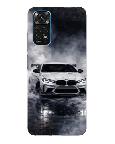 Чехол для Xiaomi Redmi Note 11E Pro с картинкой «BMW сквозь туман»