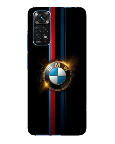 Чехол для Xiaomi Redmi Note 11E Pro с картинкой «BMW M-Power неон»