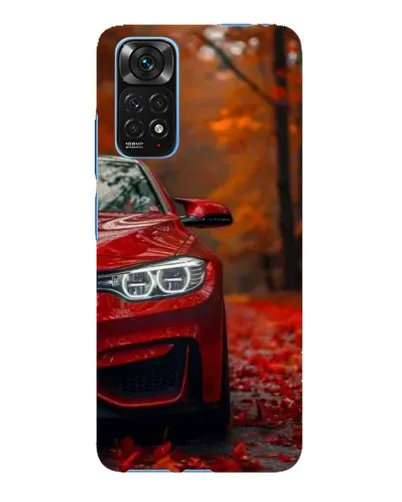 Чехол для Xiaomi Redmi Note 11E Pro с картинкой «Осенняя BMW M4»