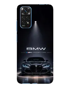 Чохол для Xiaomi Redmi Note 11E Pro з картинкою «BMW крізь нічне місто» Чохол для Xiaomi Redmi Note 11E Pro з картинкою «BMW крізь нічне місто»