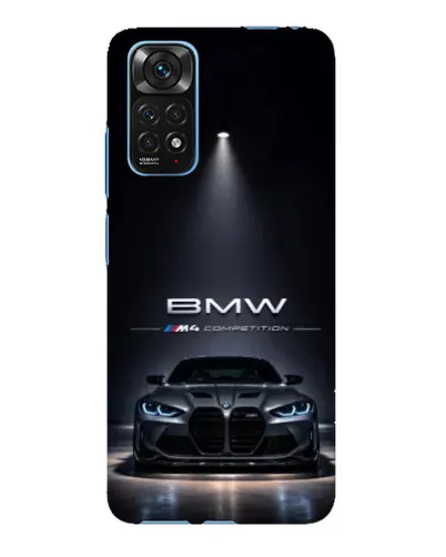 Чехол для Xiaomi Redmi Note 11E Pro с картинкой «BMW сквозь ночной город» Чехол для Xiaomi Redmi Note 11E Pro с картинкой «BMW сквозь ночной город»