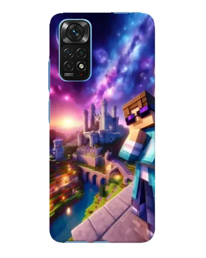 Чехол для Xiaomi Redmi Note 11E Pro с картинкой «Стив и космос» Чехол для Xiaomi Redmi Note 11E Pro с картинкой «Стив и космос»