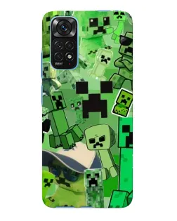 Чохол для Xiaomi Redmi Note 11E Pro з картинкою «Кріпери Minecraft»